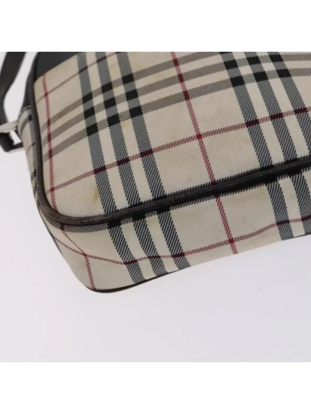 Authentic BURBERRY Nova Check Shoulder Bag Canvas Beige - Picture 7 of 16